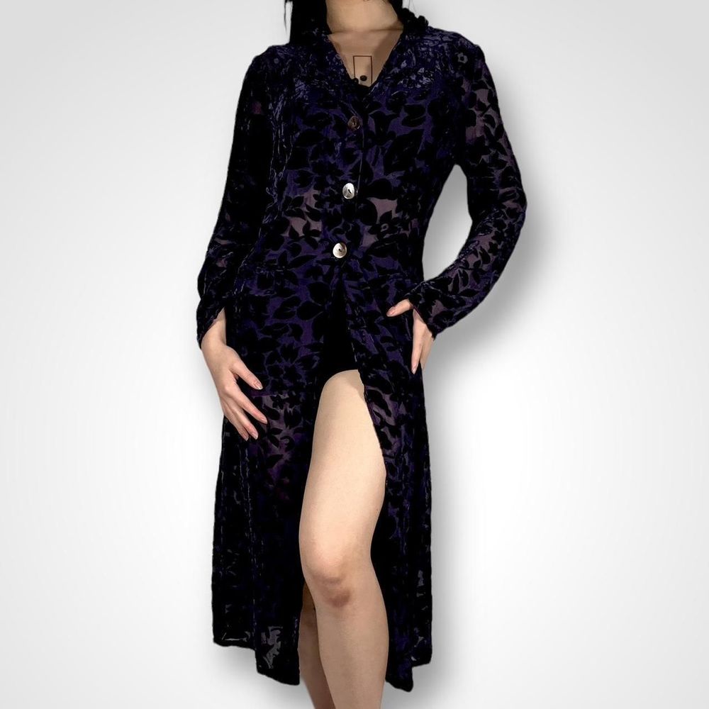 MESH SEE THROUGH OVERLAY COAT